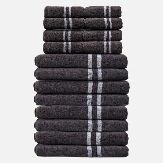 Mizu Antibacterial 8x Smart Towel Set - Black